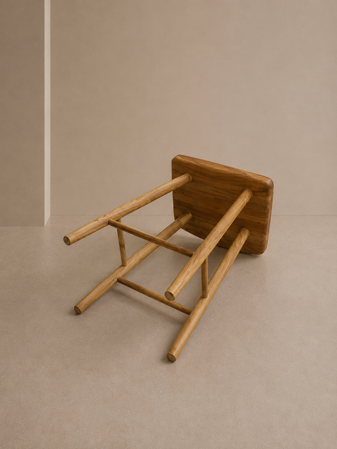 Lhasa Counter Stool with leather