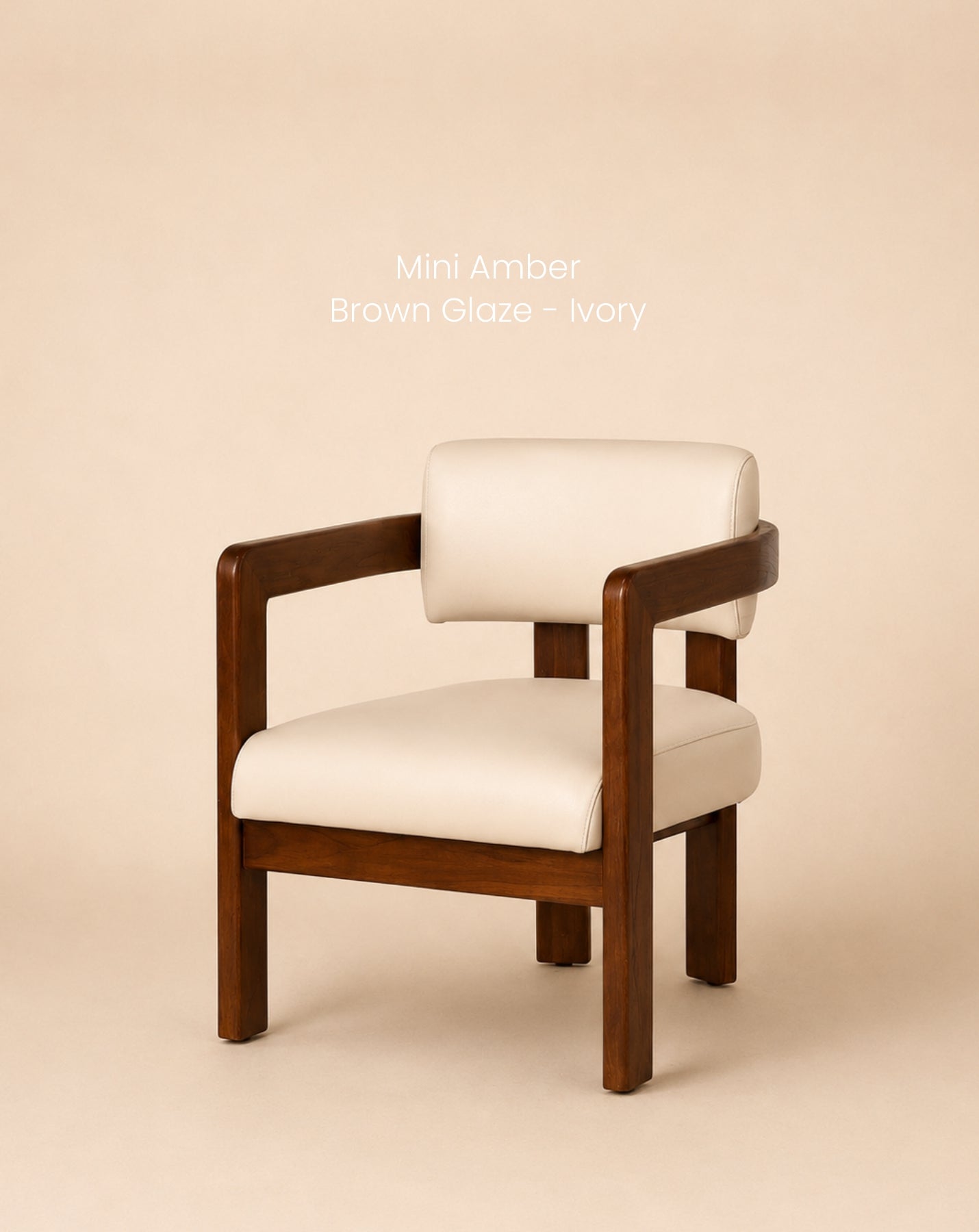 Mini amber lounge chair