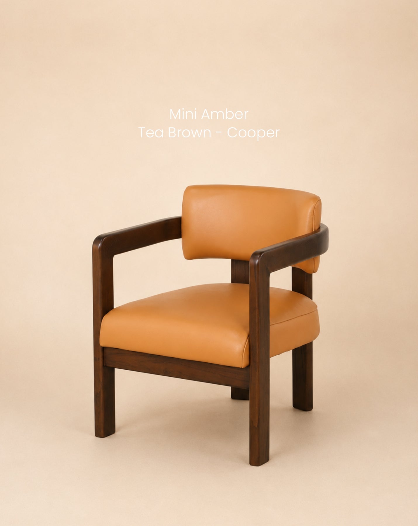 Mini amber lounge chair