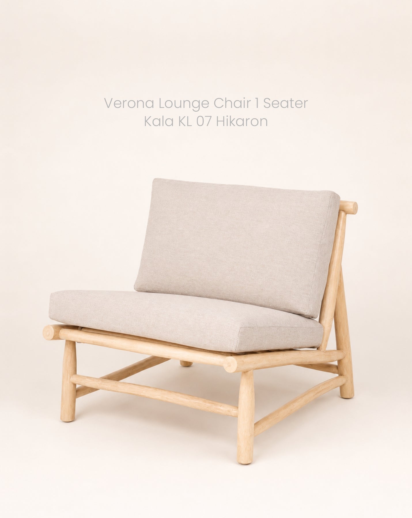 VERONA LOUNGE CHAIR 1 SEATER KALA KL 07 HIKARAN