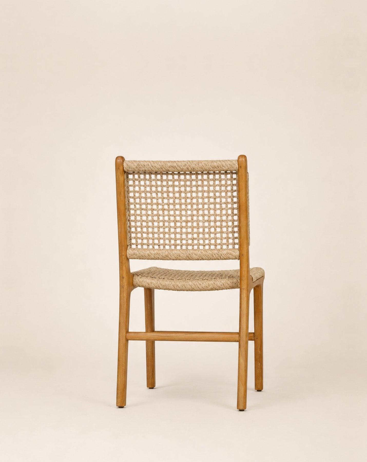 LONDON DINING CHAIR WITH SYNTHETIC TWISTED EXTRA LIGH WHITE WASH