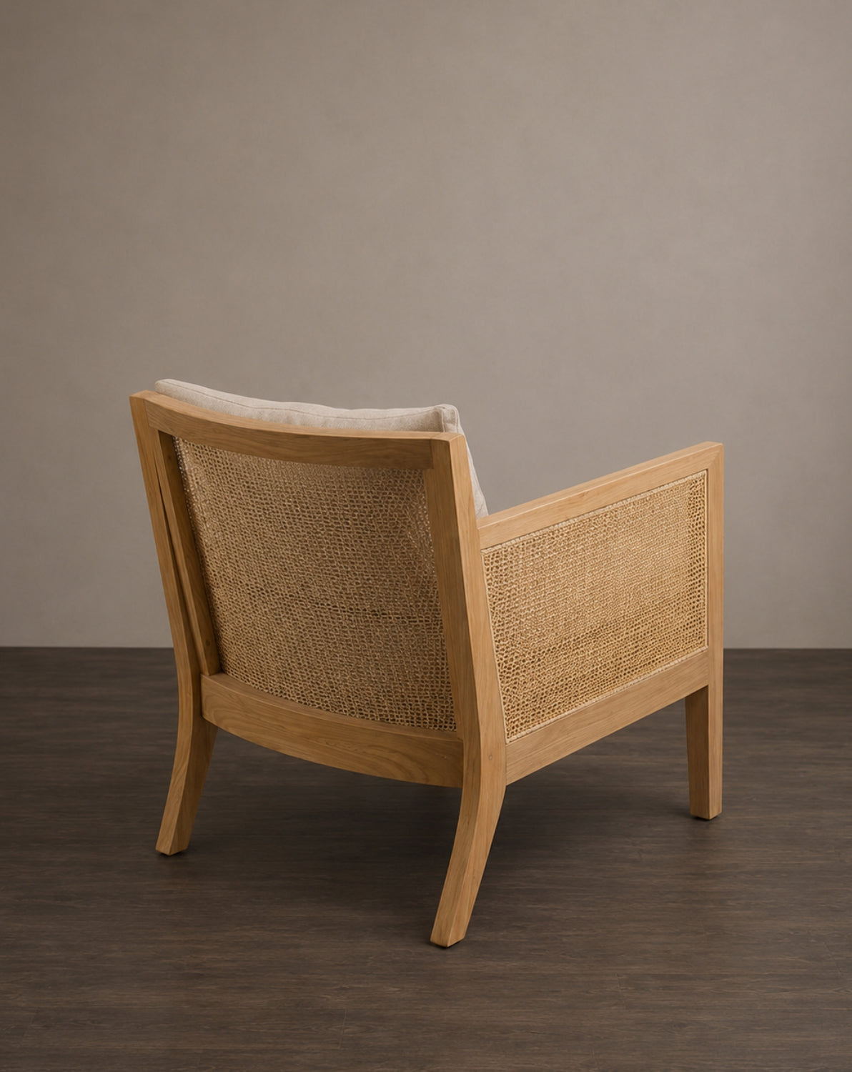Raffia Rattan armchair