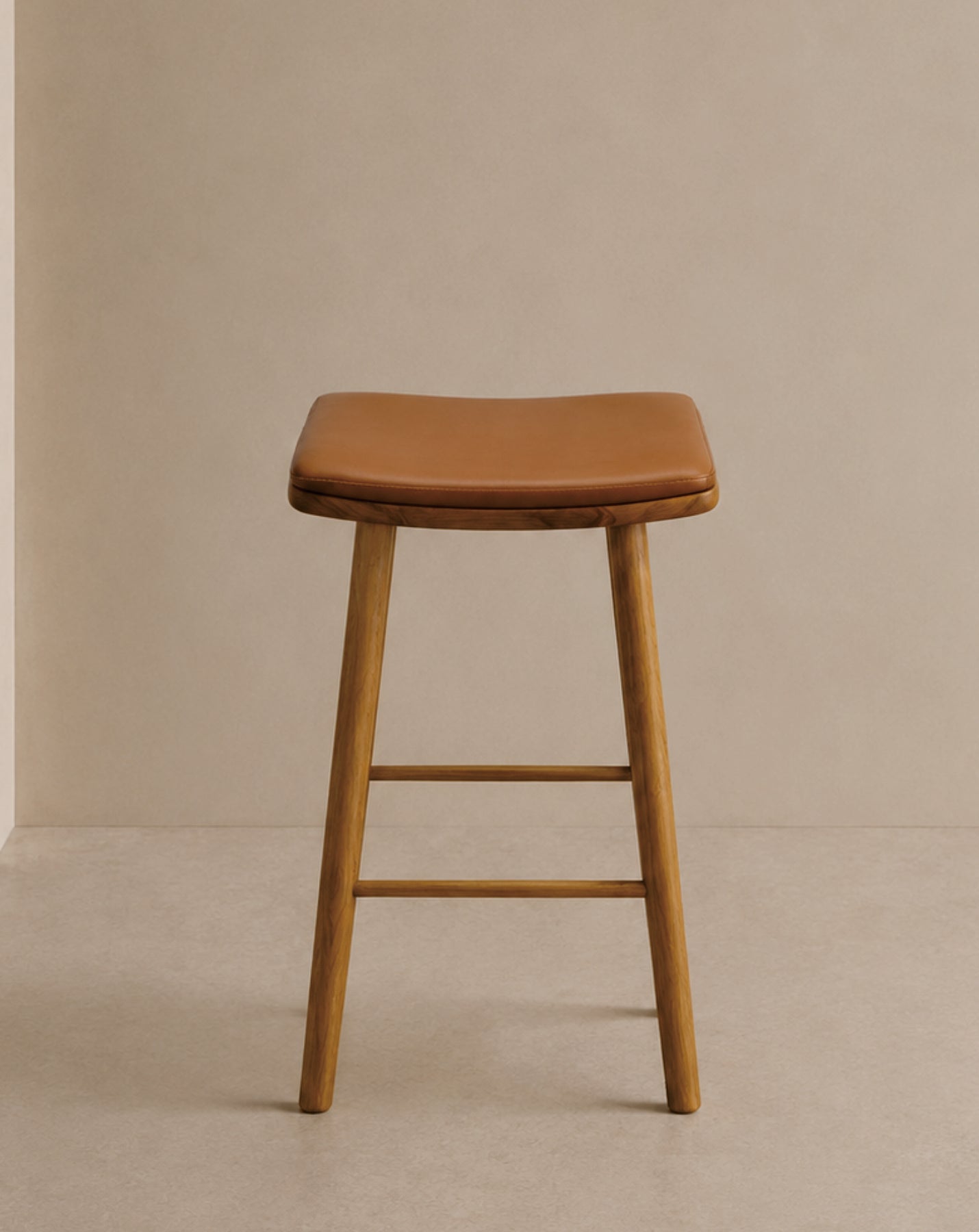 Lhasa Counter Stool with leather