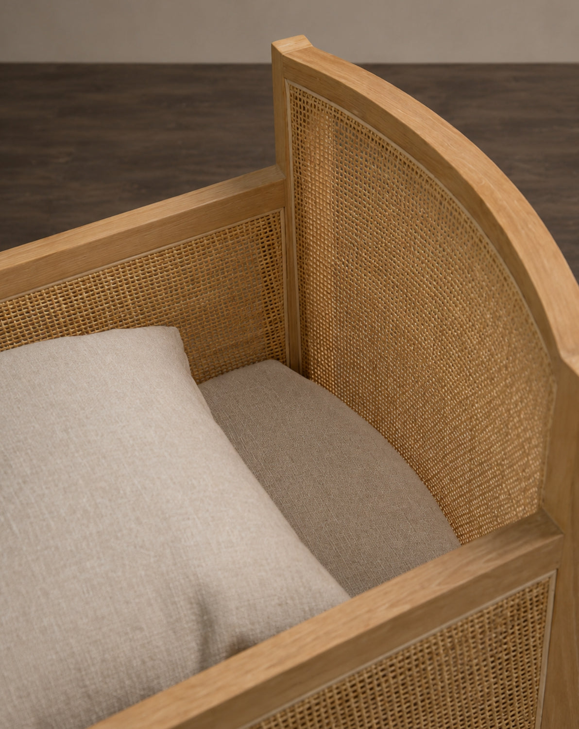 Raffia Rattan armchair