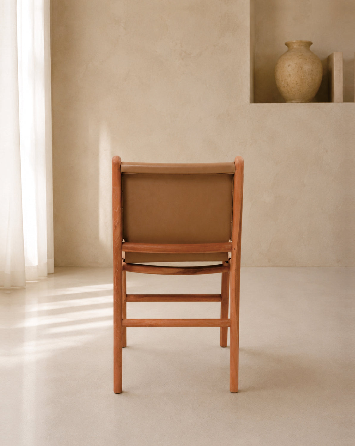 London Dining Chair Sling Leather
