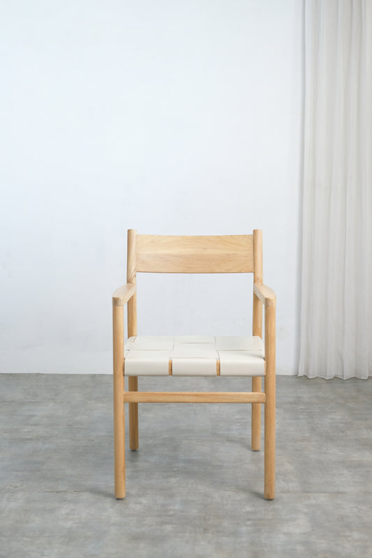 Ally Dining armchair Wide leather
