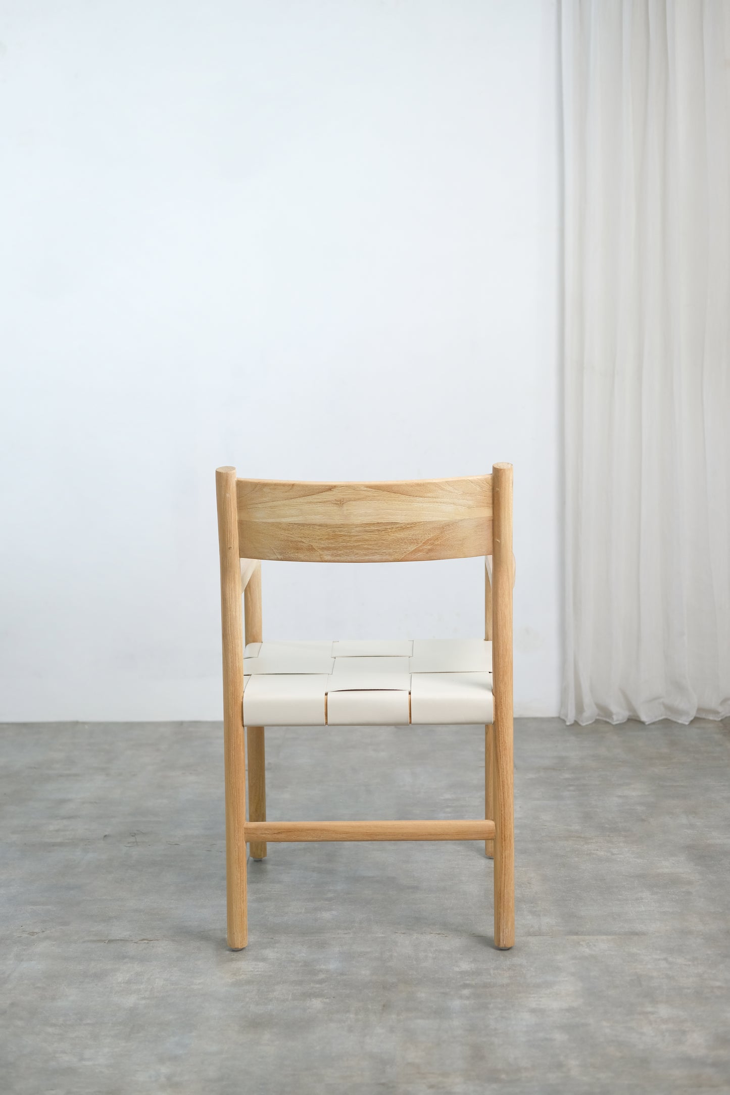 Ally Dining armchair Wide leather