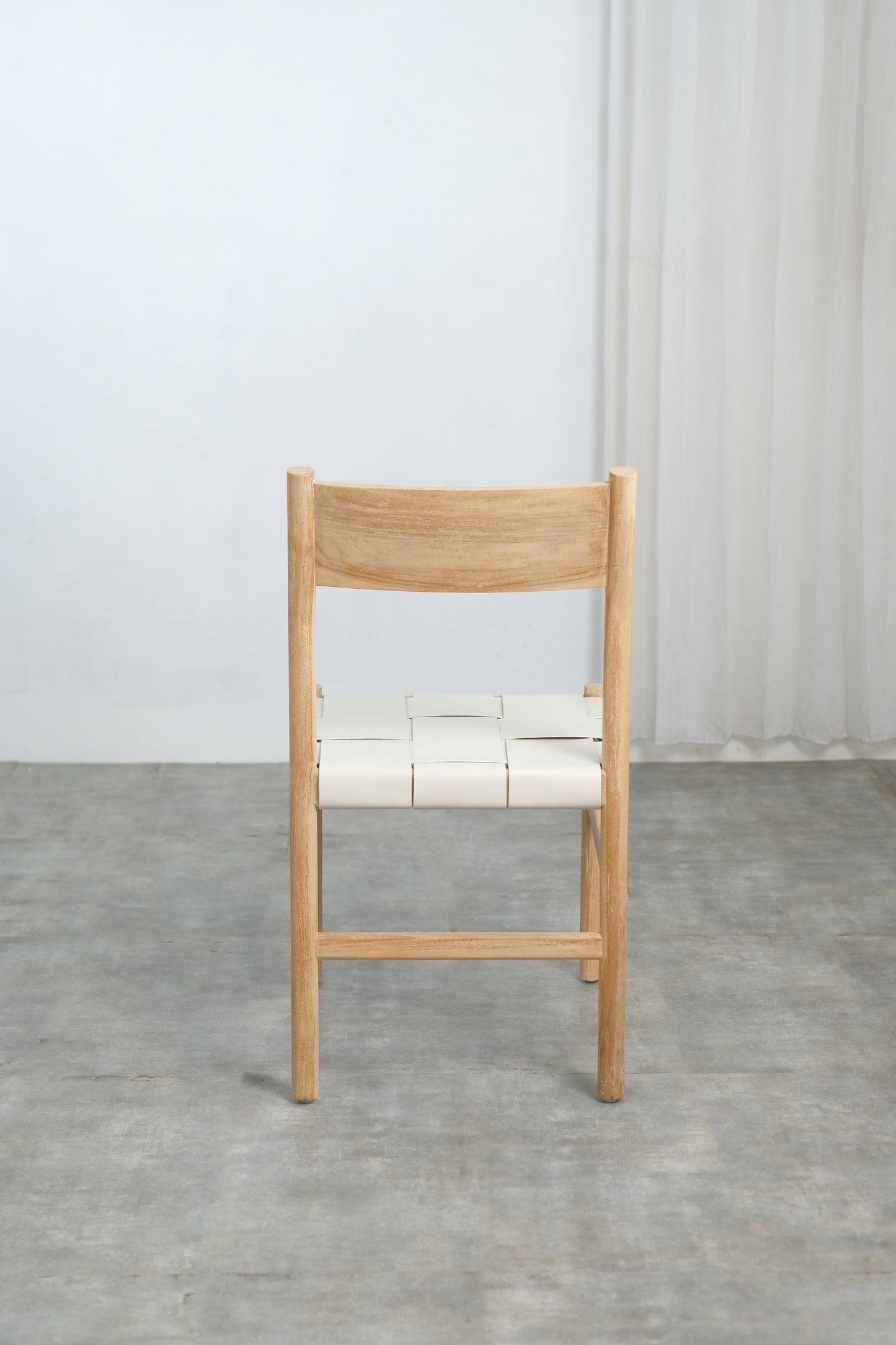 Ally Dining Chair Wide leather