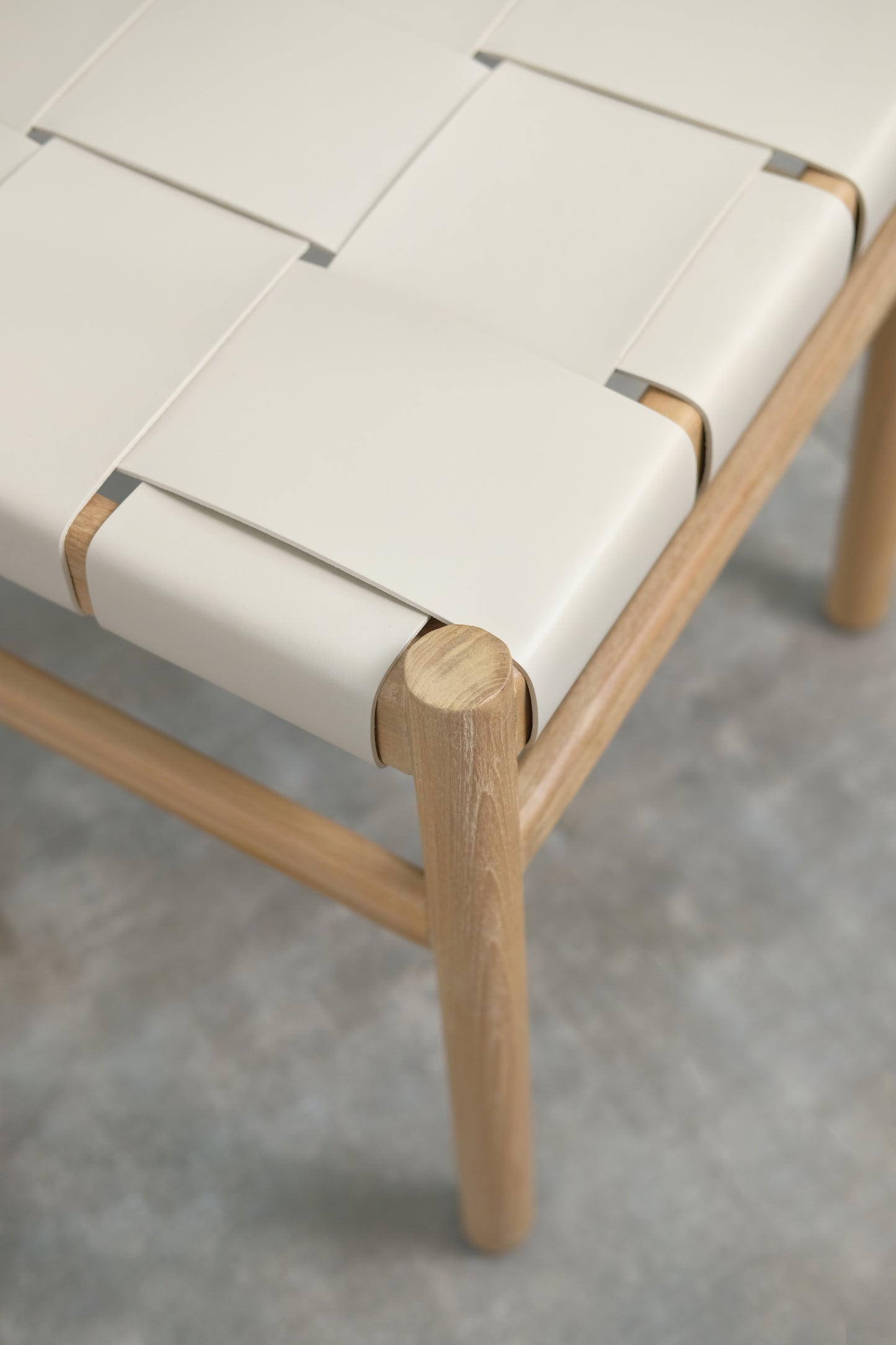 Ally Dining Chair Wide leather