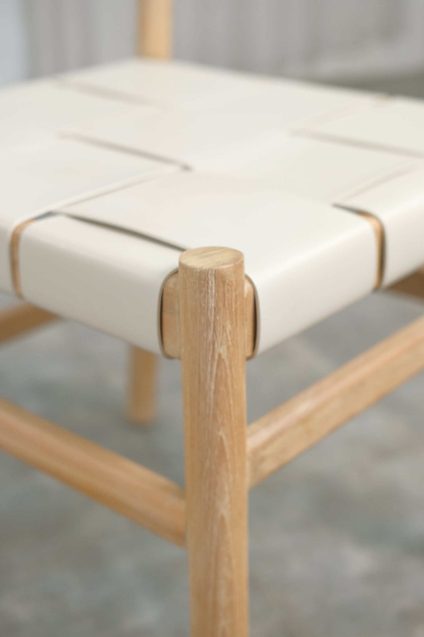 Ally Dining Chair Wide leather
