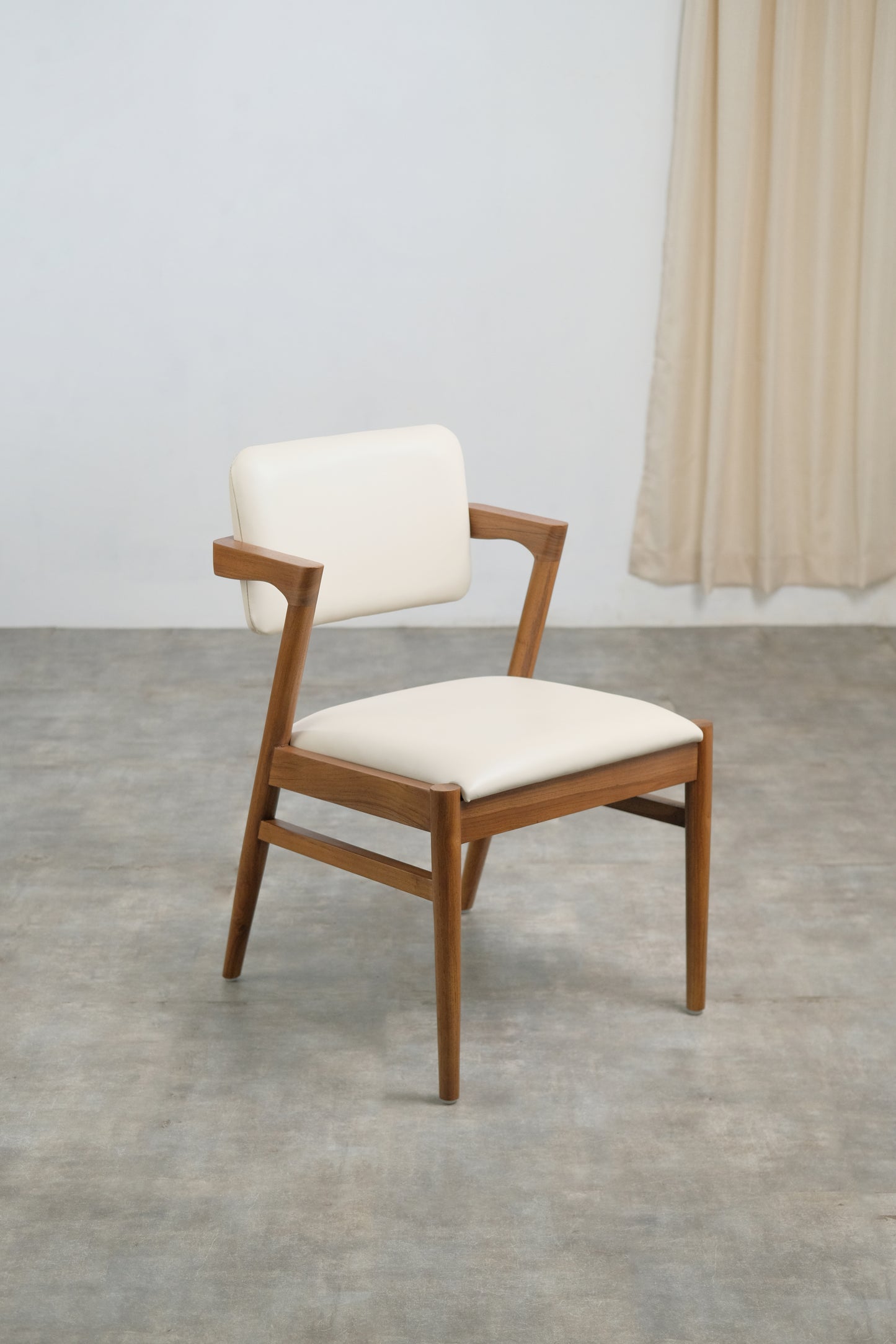 Rosa Dining Chair with cushion leather