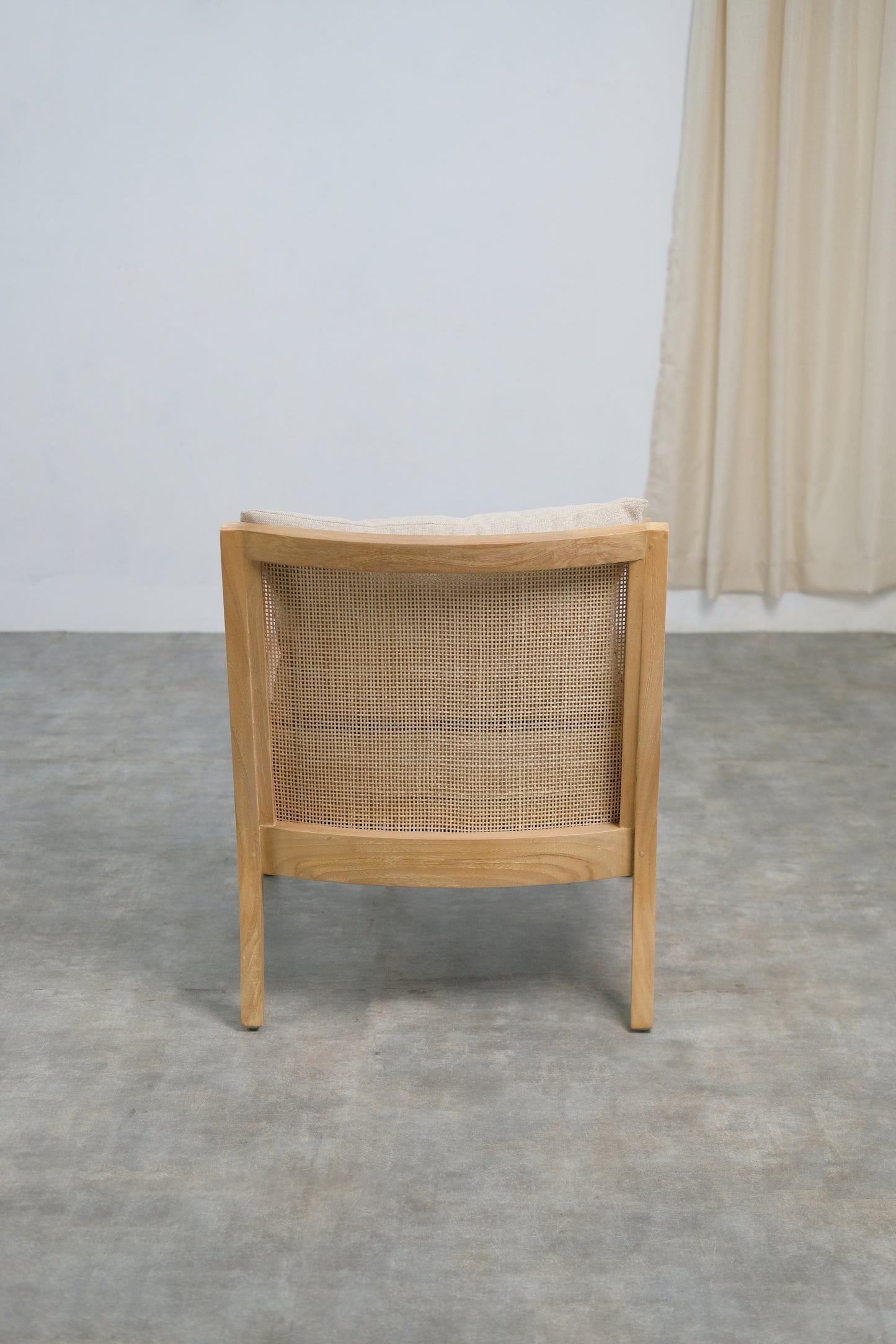 Raffia Rattan armchair