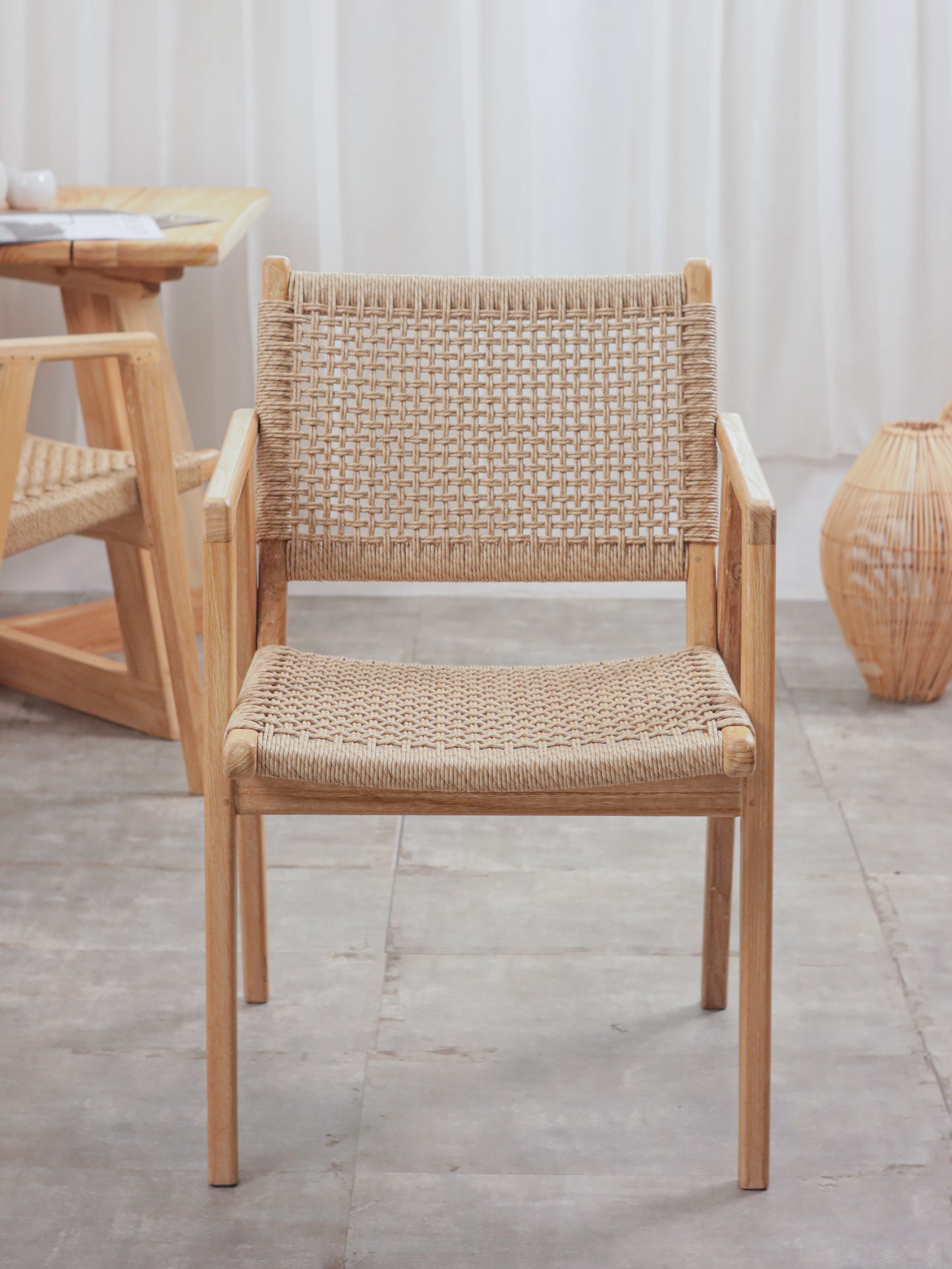 Sarabi Dining Armchair with synthetic