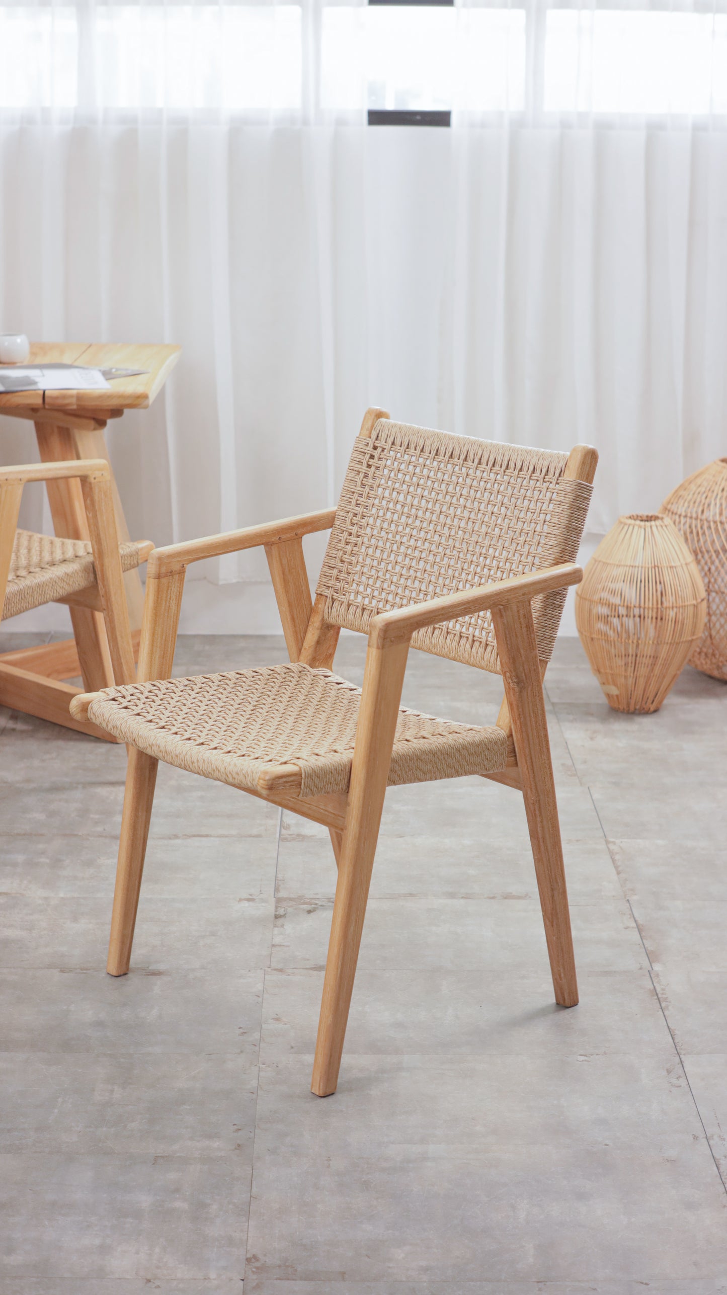 Sarabi Dining Armchair with synthetic