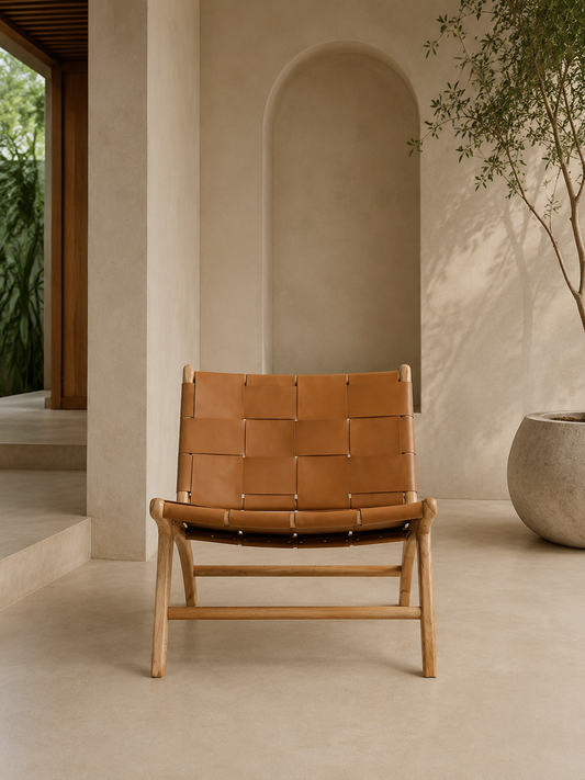 Lisbon Lounge chair wide leather