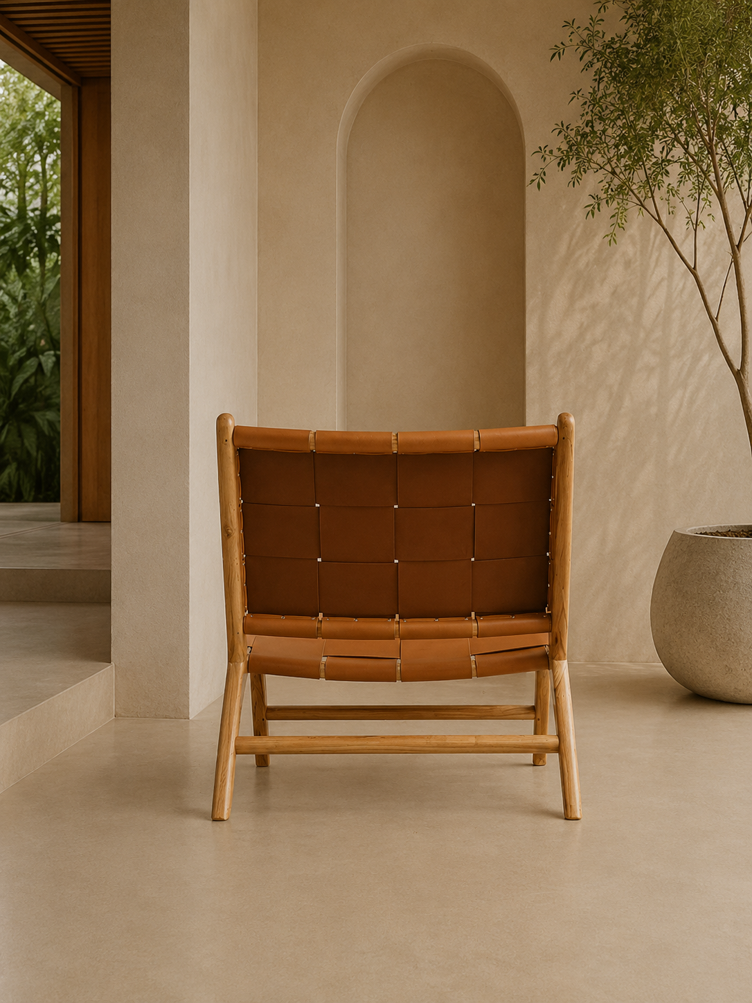 Lisbon Lounge chair wide leather