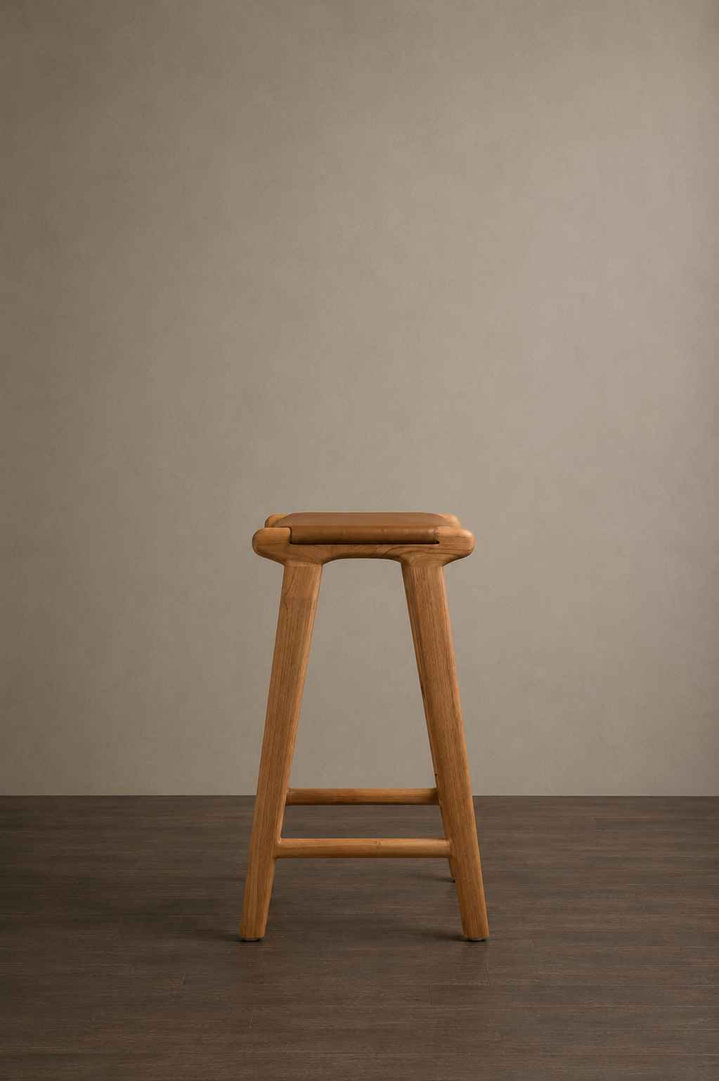 London Counter Stool Full leather