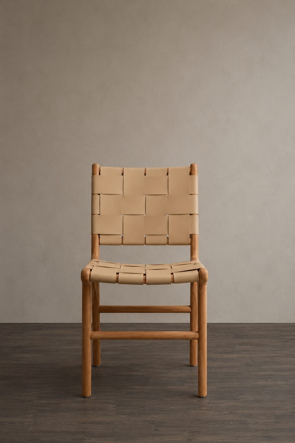 London Dining Chair wide leather