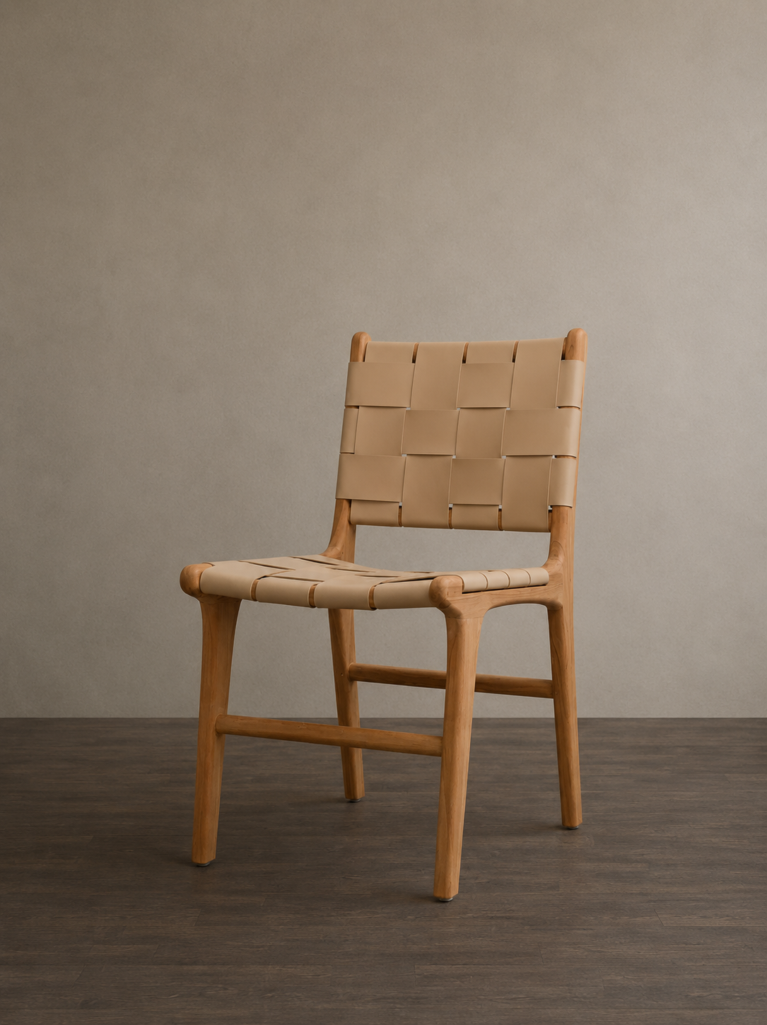 London Dining Chair wide leather