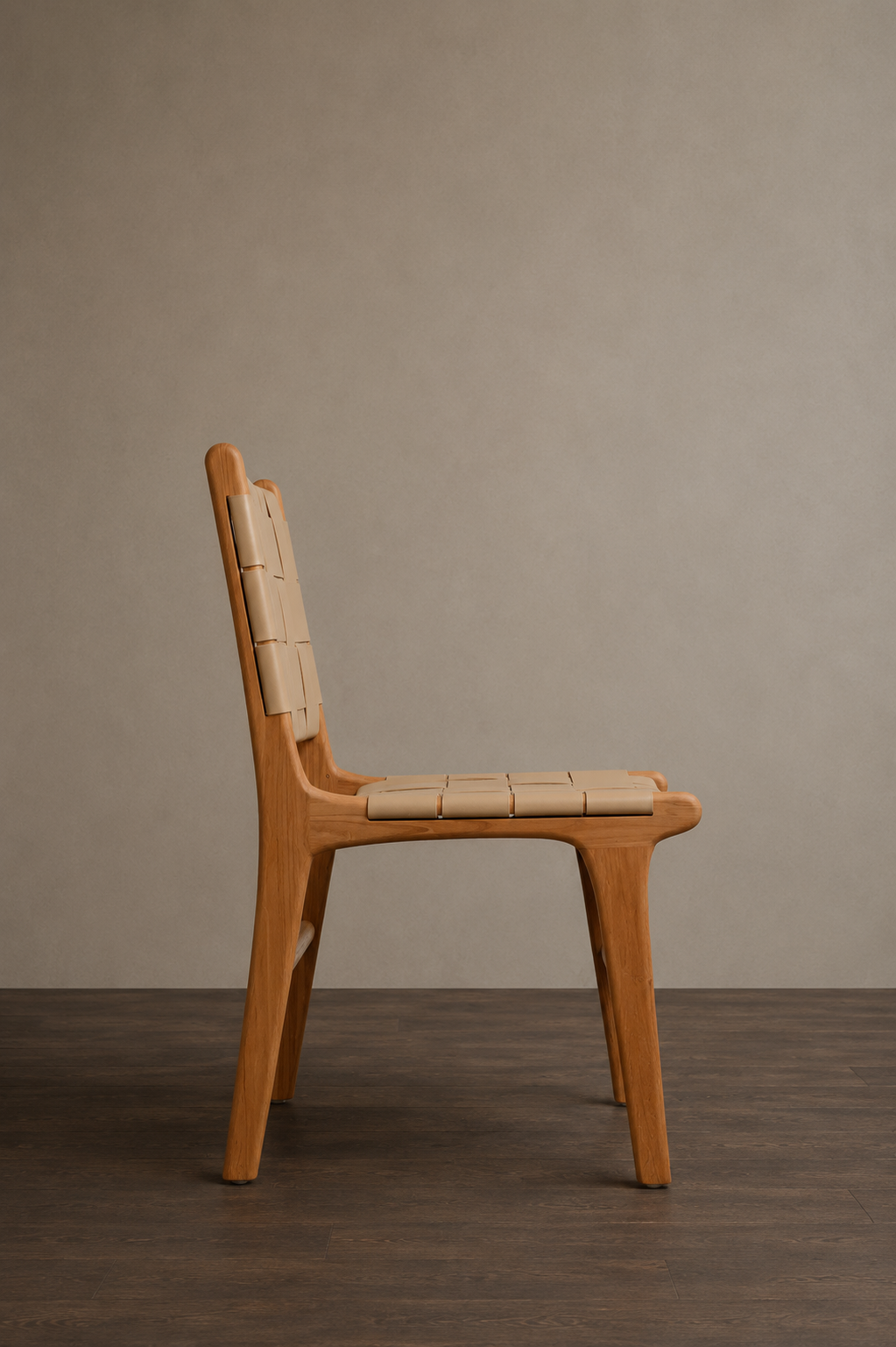 London Dining Chair wide leather